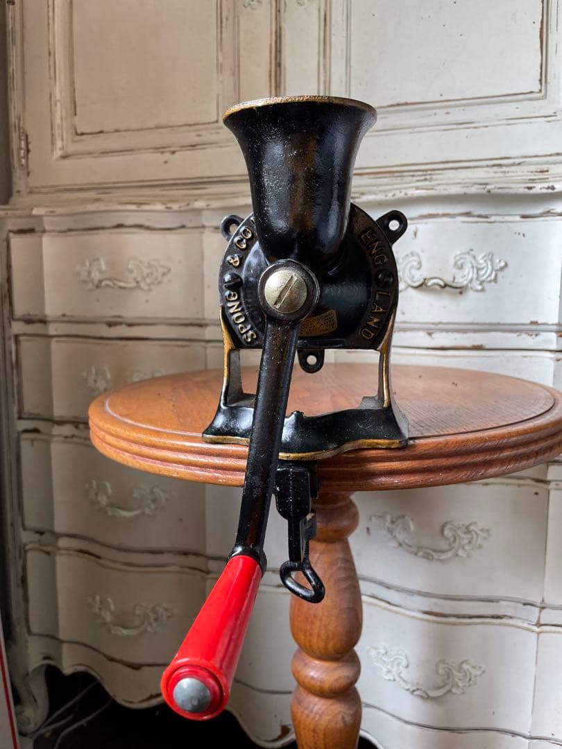 もも様専門イギリスアンティーク 壁掛け　コーヒー　ミル　グラインダー SPONG