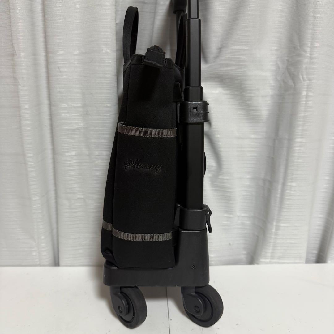 未使用級✨スワニー Michiko Kuge キャリーバッグ ブラック 刺繍