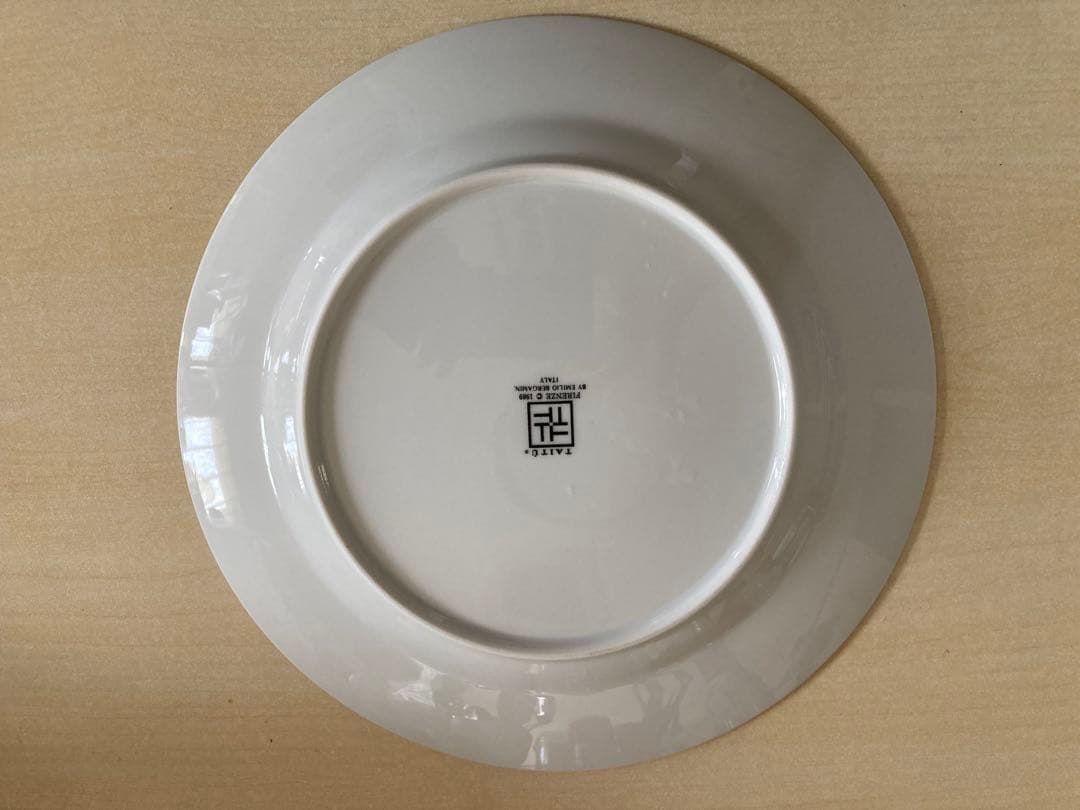 イタリア製プレート　TAITU Firenze Emilio Bergamin