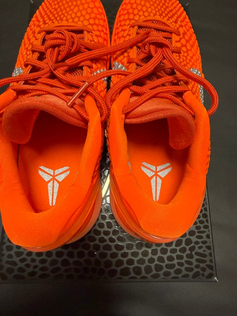 NIKE Kobe6 Protro Total Orange 25cmバッシュ