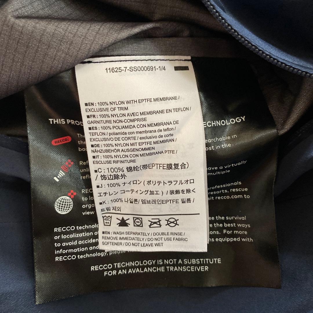 Arc'teryx アークテリクス ジャケットM/ビブパンツS 上下セット