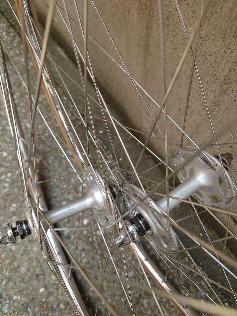 貴重　ピストホイール 前後セット　旧車ピストに