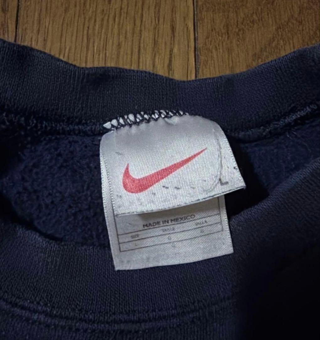 ウ*ン様 90s Nike スウェット ネイビー Lサイズ - メルカリ