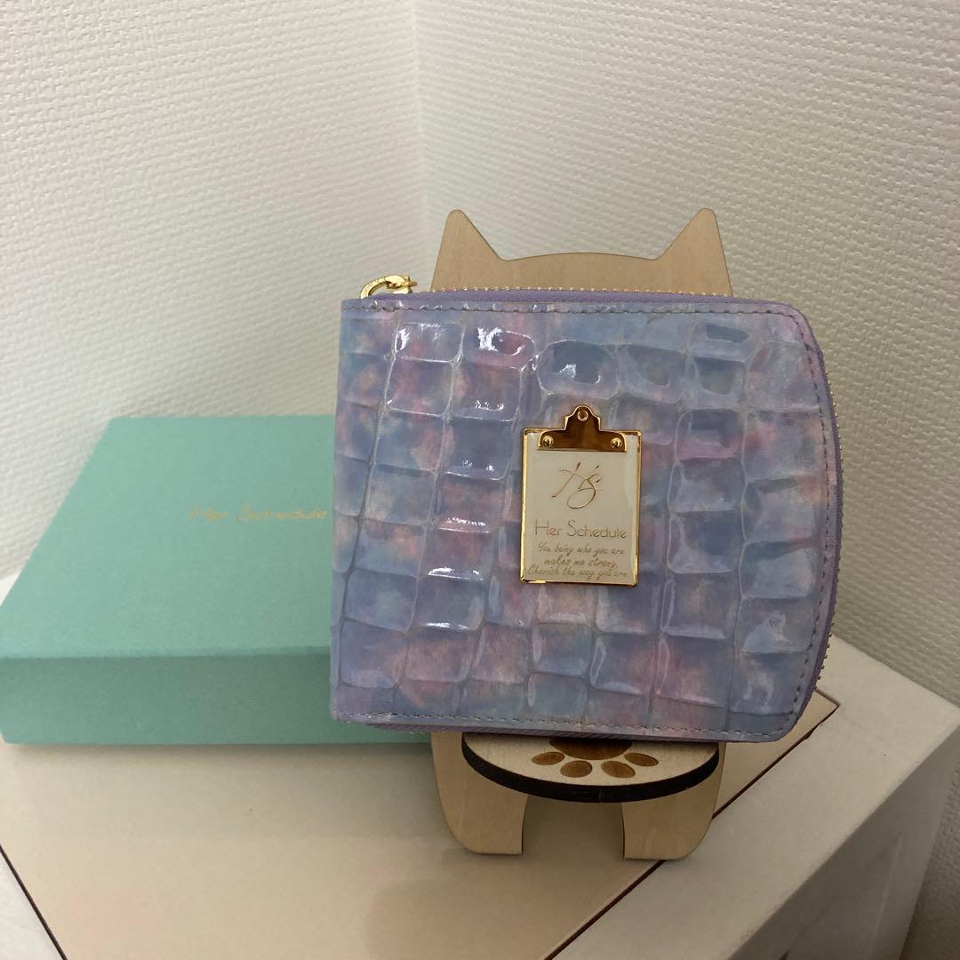 ❤️美品❤️バースケジュール 星に願いをevening stars二つ折り財布