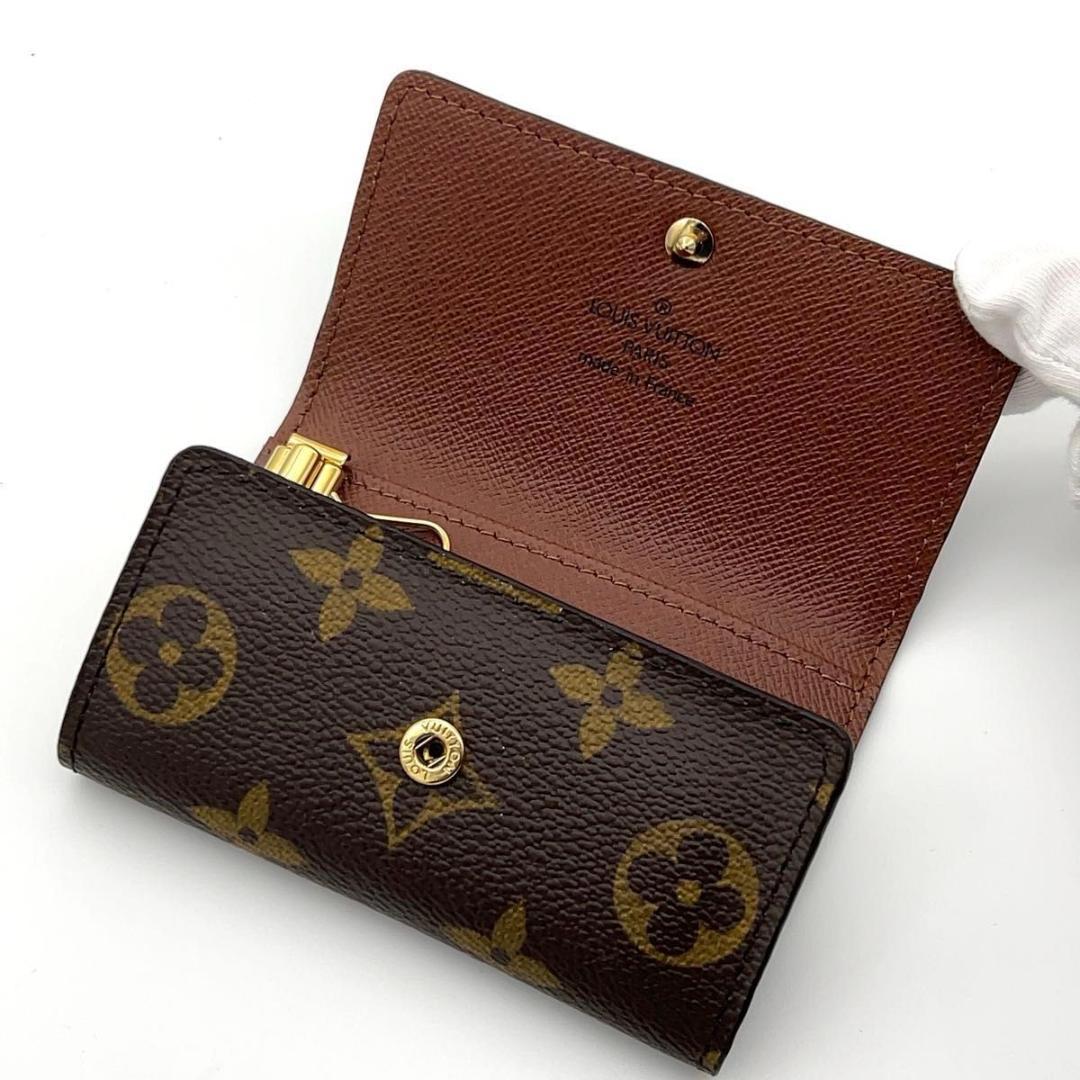 【極美品】ルイヴィトン モノグラム 6連キーケース イニシャル無し