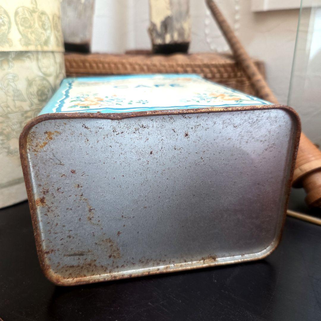 アンティーク ショコラムニエ tin 缶 CAFE ヴィンテージ
