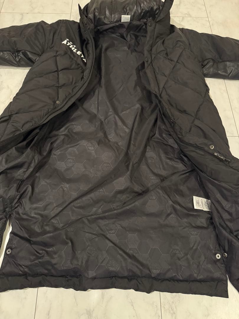 ATHLETA ベンチコート ブラック S