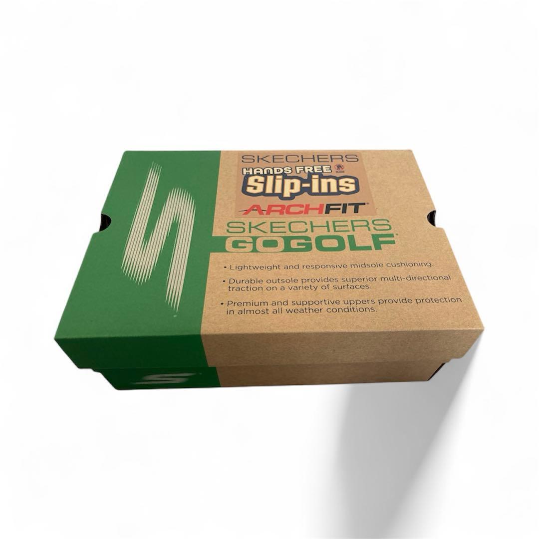 新品　SKECHERS GO GOLF グレー/ブラック/レッド 27.5㎝