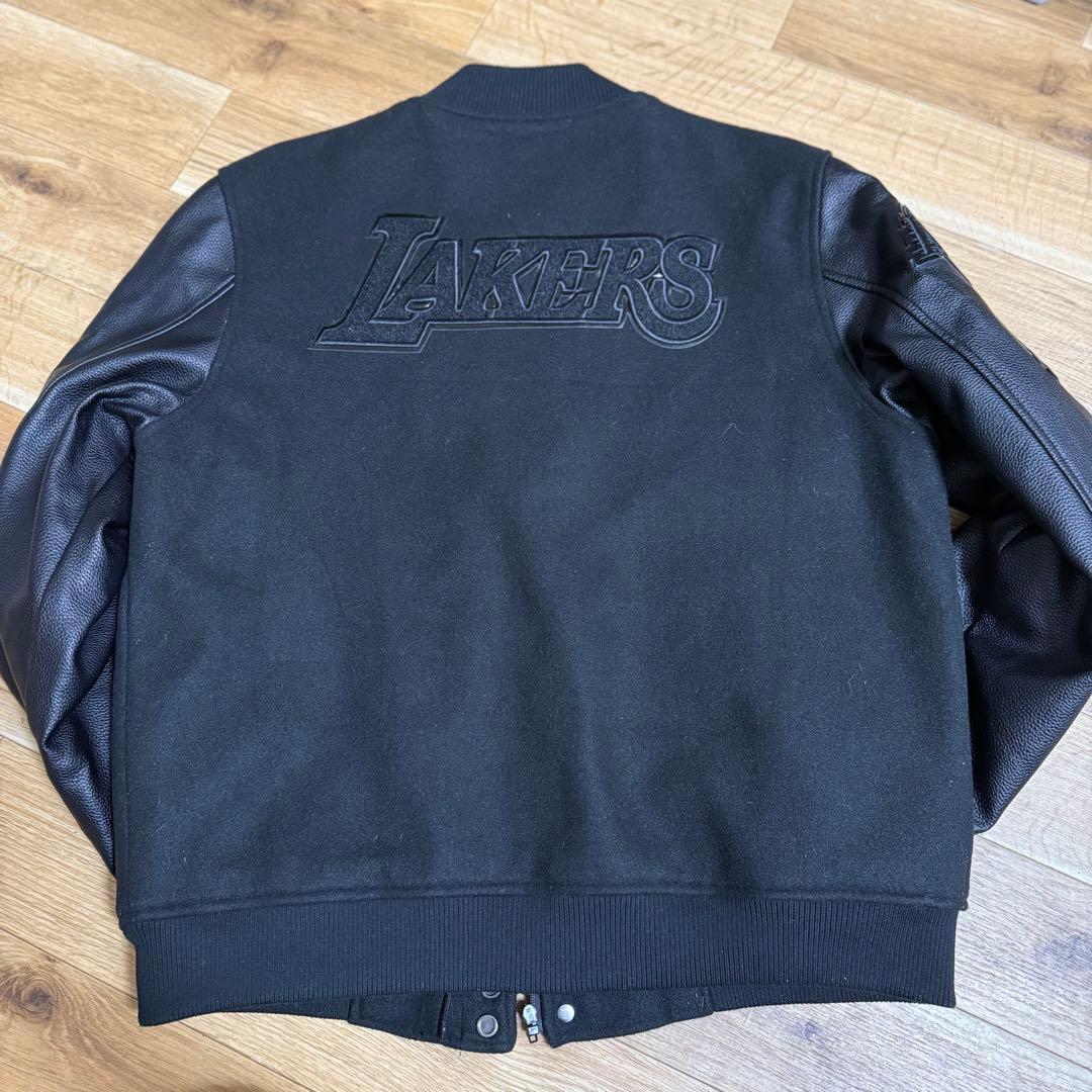 【美品】Pro Standard LAレイカーズ　スタジャン 黒　XL