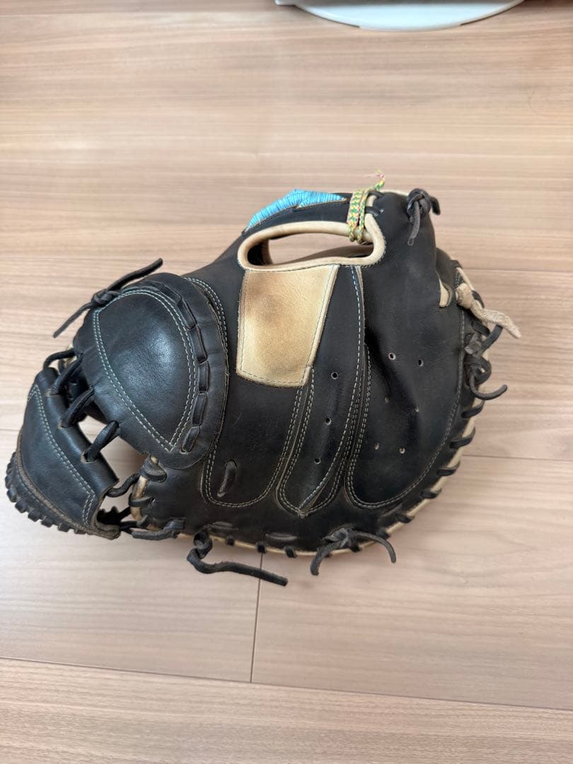 ミズノプロ　軟式オーダーミット　ダイバーシティブルー