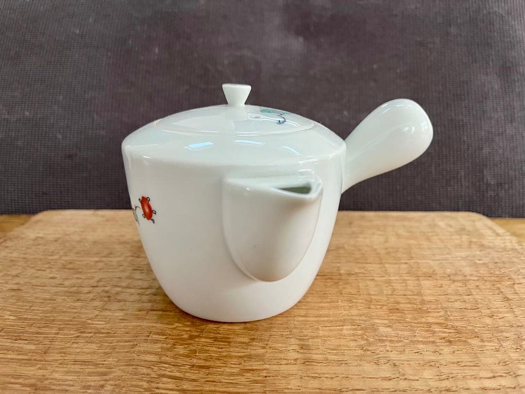 柿右衛門　茶器　急須　牡丹