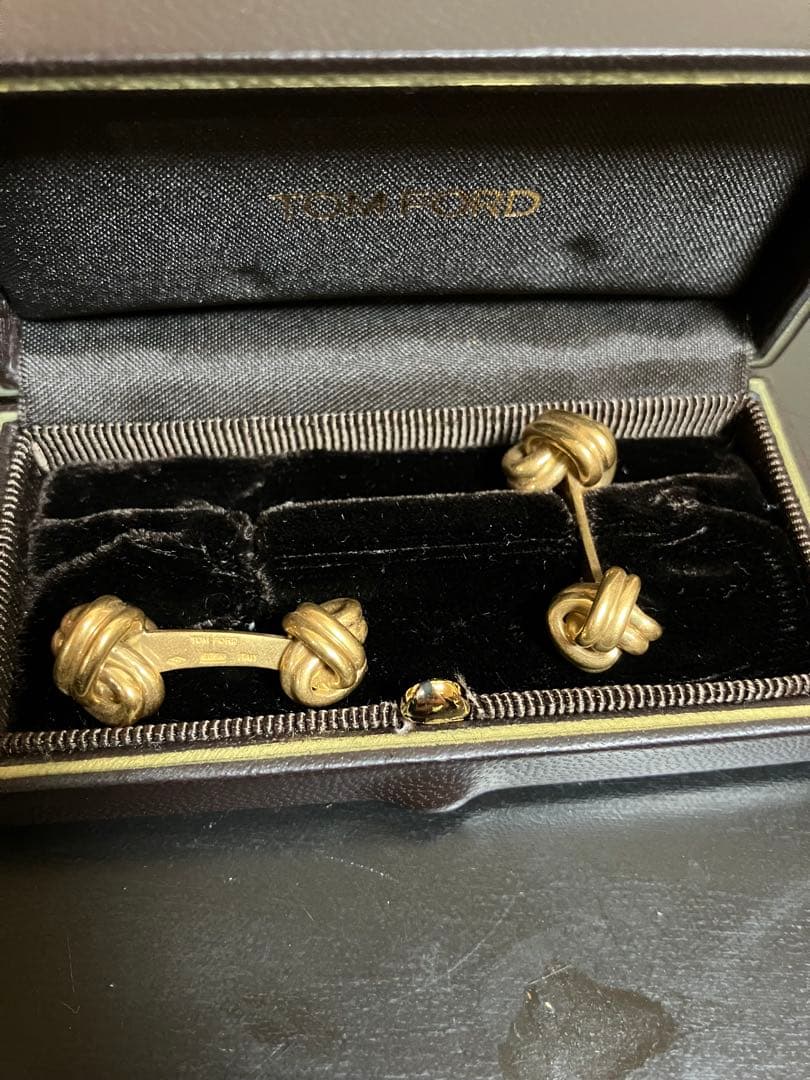 TOM FORD ノットデザイン カフリンクス
