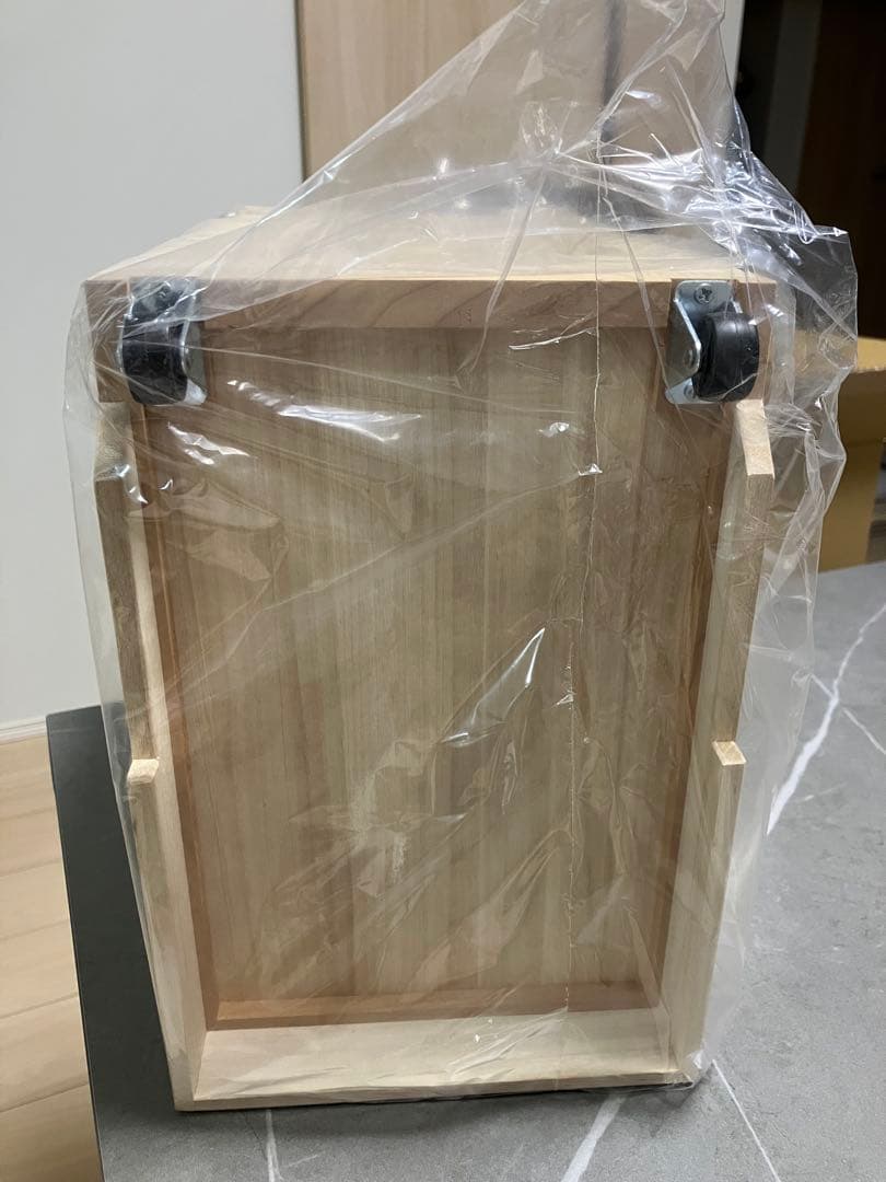 増田桐箱店　米びつ10k キャスター付