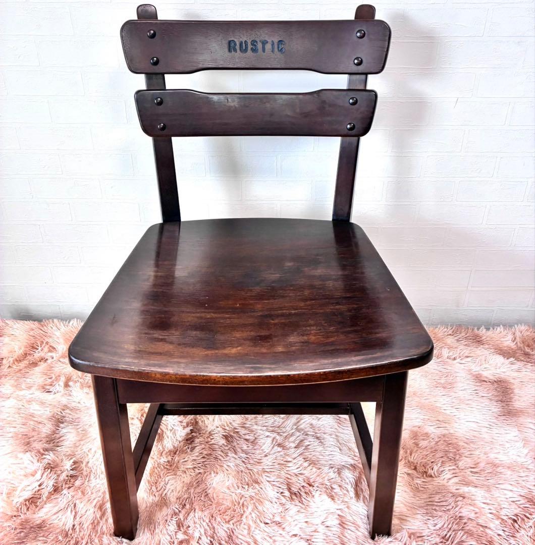 aimi311　2個セットカリモク ルスティック サイドダイニングチェア