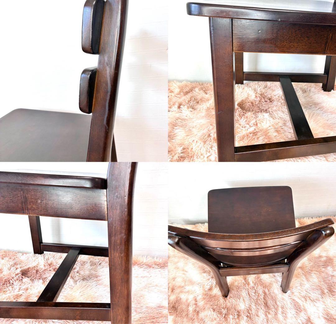 aimi311　2個セットカリモク ルスティック サイドダイニングチェア