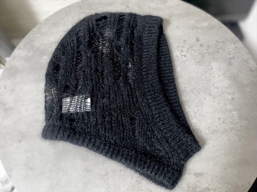 帽子 Rick Owens DESTROY cashmere knit mask