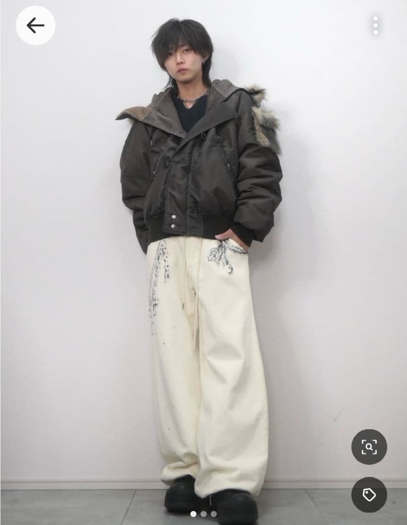 【最安値】【未開封】GRANCYファーポケットデザインフェードN2Bジャケット