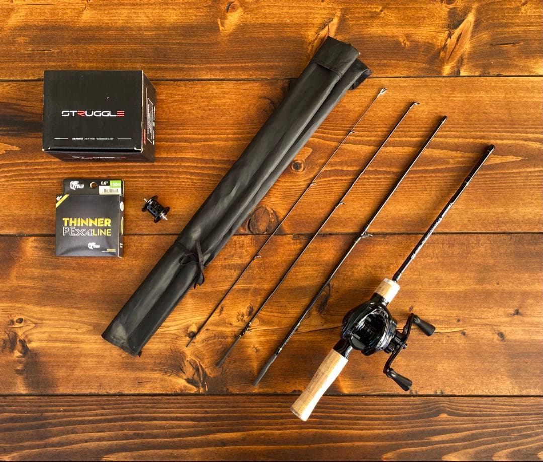釣り竿セット　トラウトロッド　ベイトフィネス　ベイトロッド　パックロッド　渓流