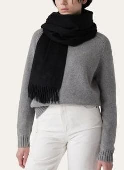 ロロ ピアーナ　Loro Piana　ストール　マフラー　オペラ　ボタニカル