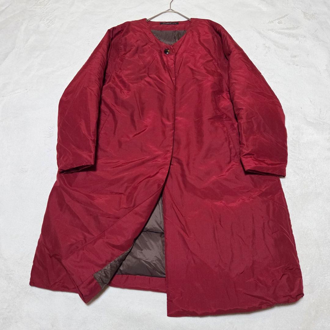 【人気完売】極薄 Sunny Clouds ダウンコート 赤 3L