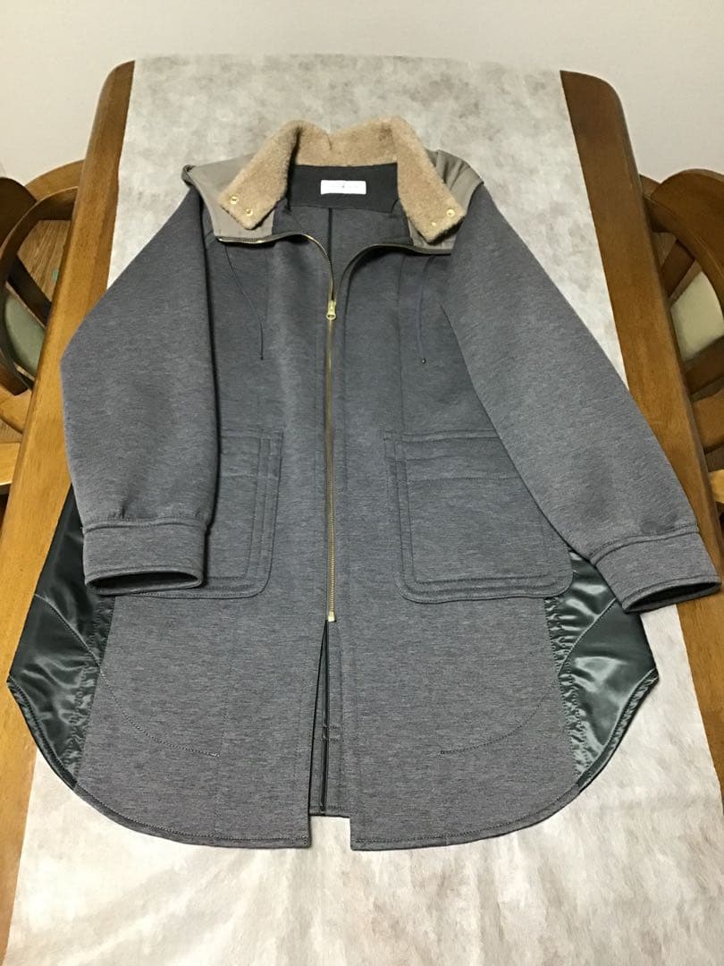 STAND ALONE/スタンドアローン リバーシブルフリース×モッズコート