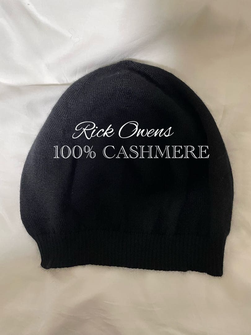 Rick Owens 高級100%Cashmere ニット帽 ビーニー