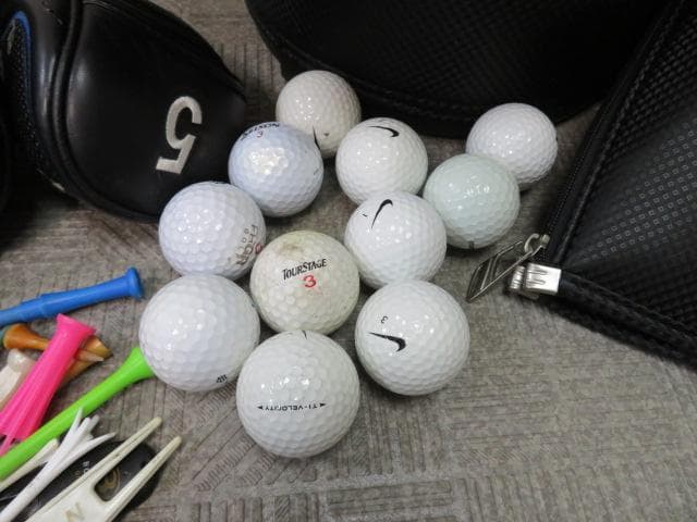 K*H様 （22FF2972）メンズ　ゴルフクラブまとめて12本　バッグ付き　右