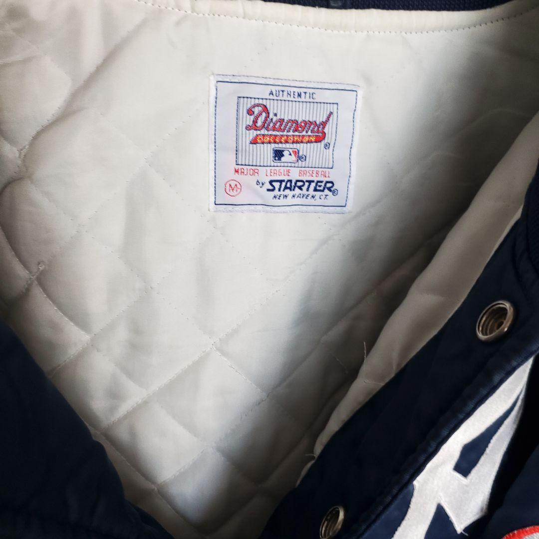 STARTER スターター MLBニューヨークヤンキース ロゴ ジャケット 紺