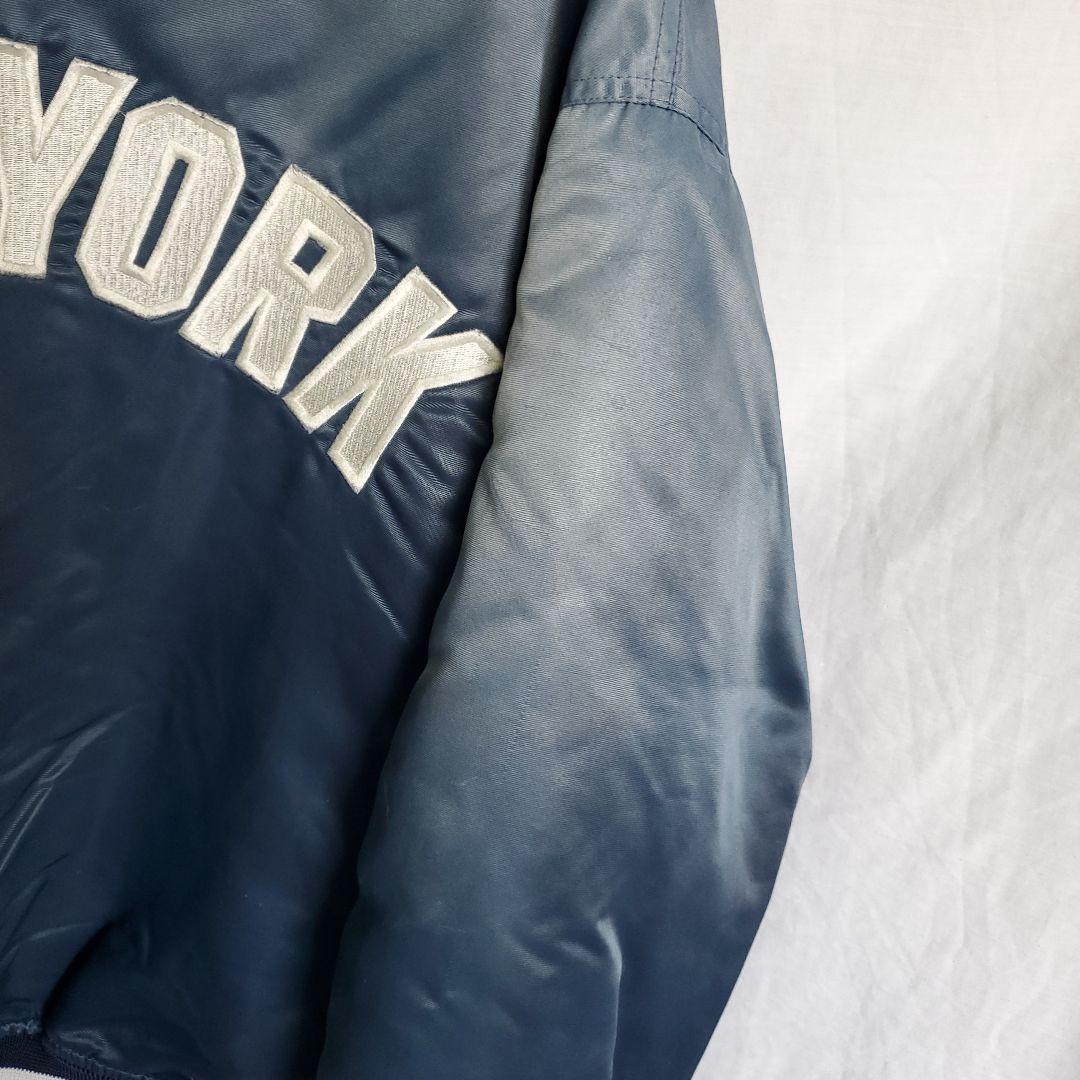 STARTER スターター MLBニューヨークヤンキース ロゴ ジャケット 紺