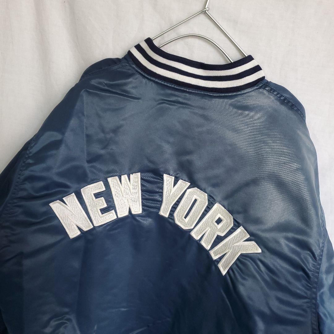 STARTER スターター MLBニューヨークヤンキース ロゴ ジャケット 紺