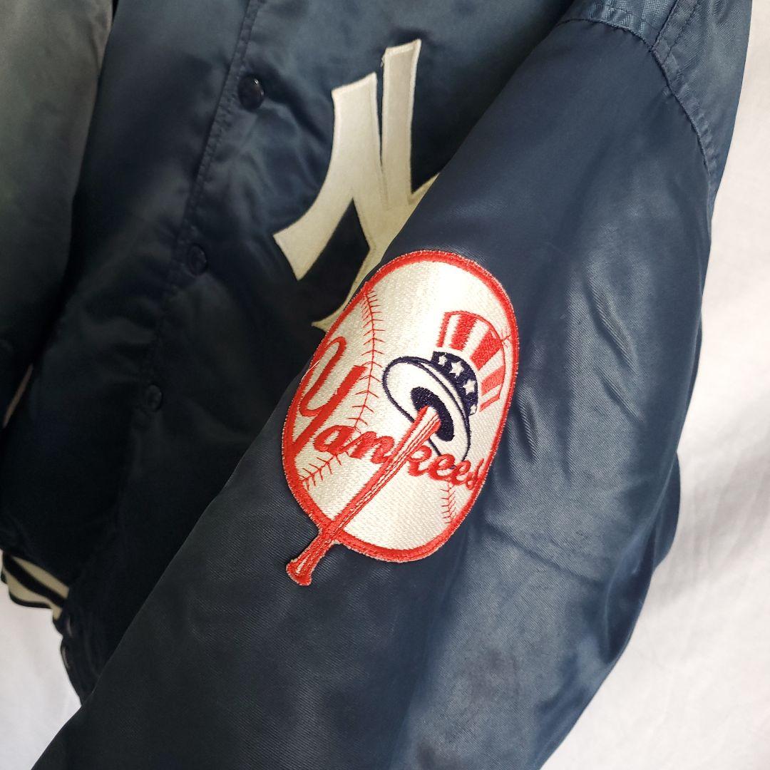 STARTER スターター MLBニューヨークヤンキース ロゴ ジャケット 紺