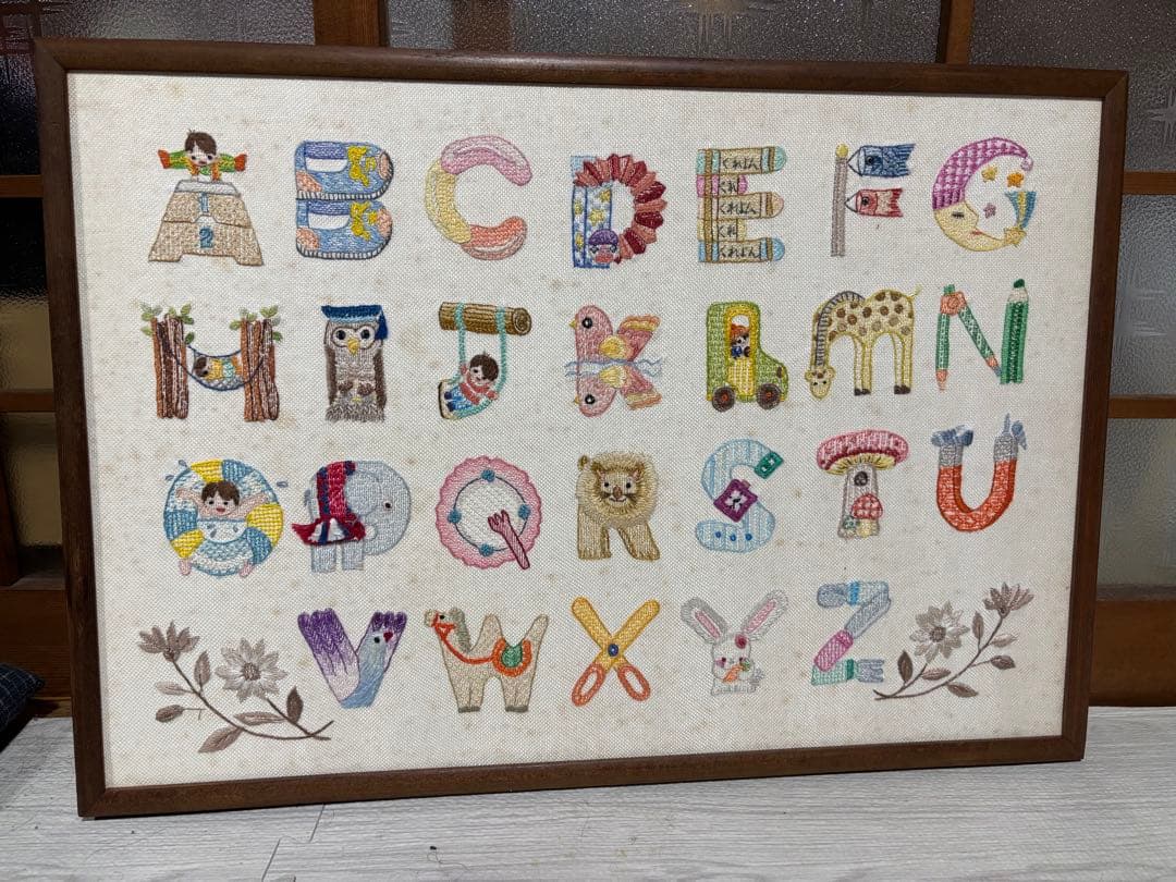 りえまとめ買い【豪華】戸塚刺繍スリッパラック⭐︎アルファベット額