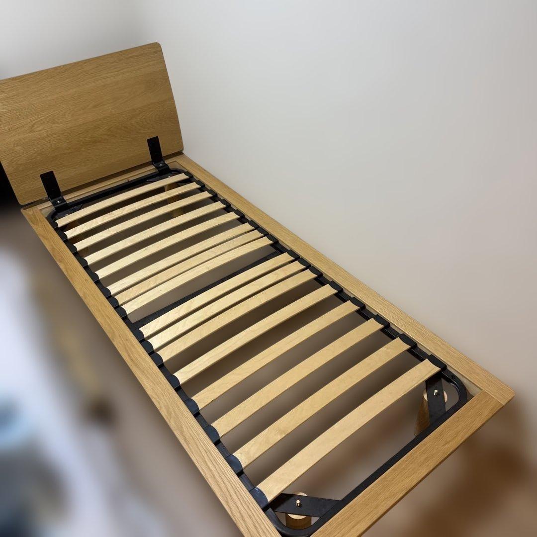 無印良品 木製スモールシングルベッドフレーム マットレス セット