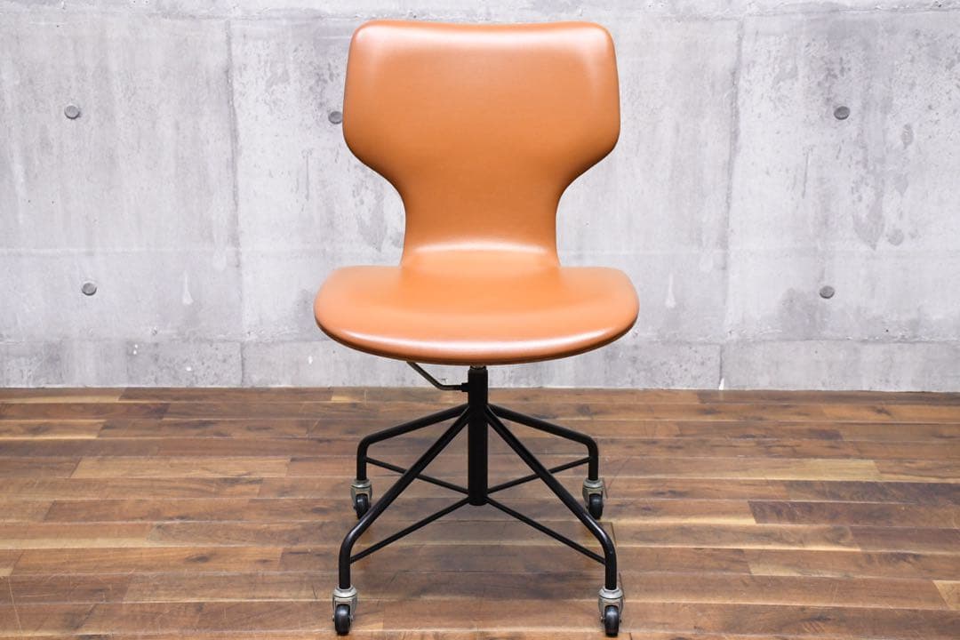 EGK53 天童木工 Tendo 剣持勇 ヴィンテージ デスクチェア キャスター