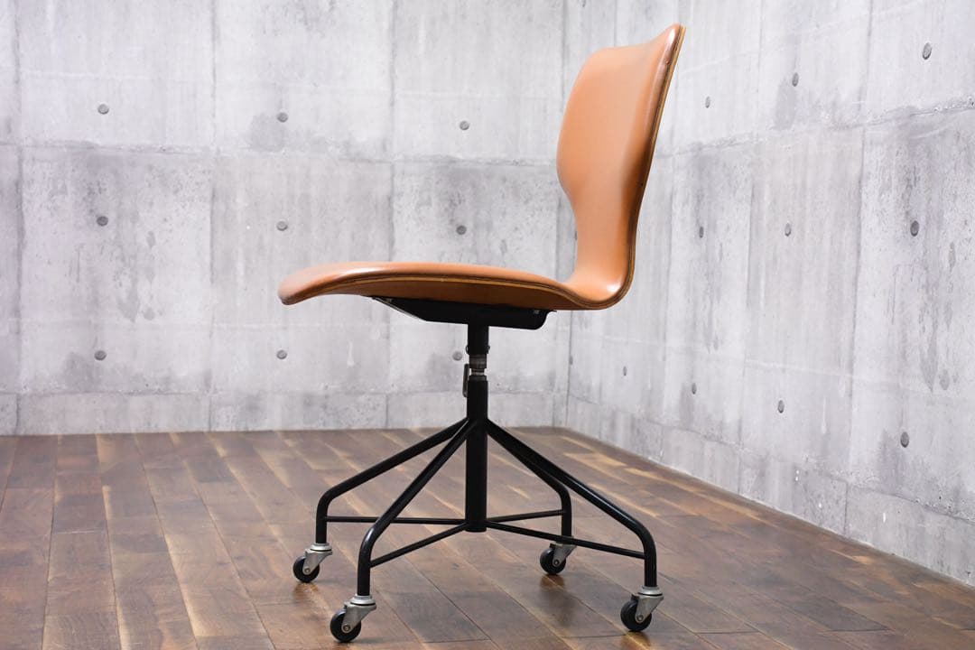 EGK53 天童木工 Tendo 剣持勇 ヴィンテージ デスクチェア キャスター