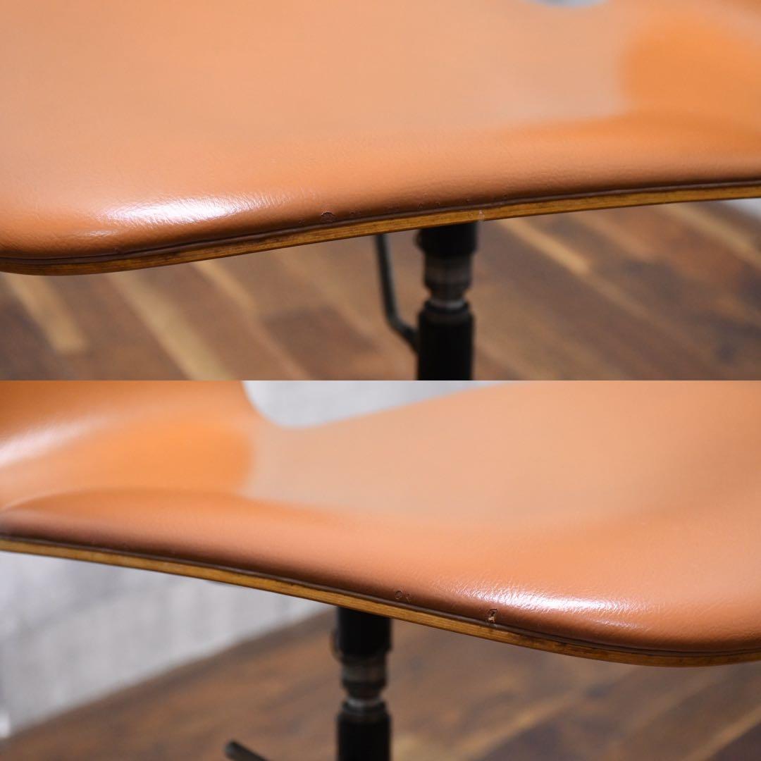 EGK53 天童木工 Tendo 剣持勇 ヴィンテージ デスクチェア キャスター