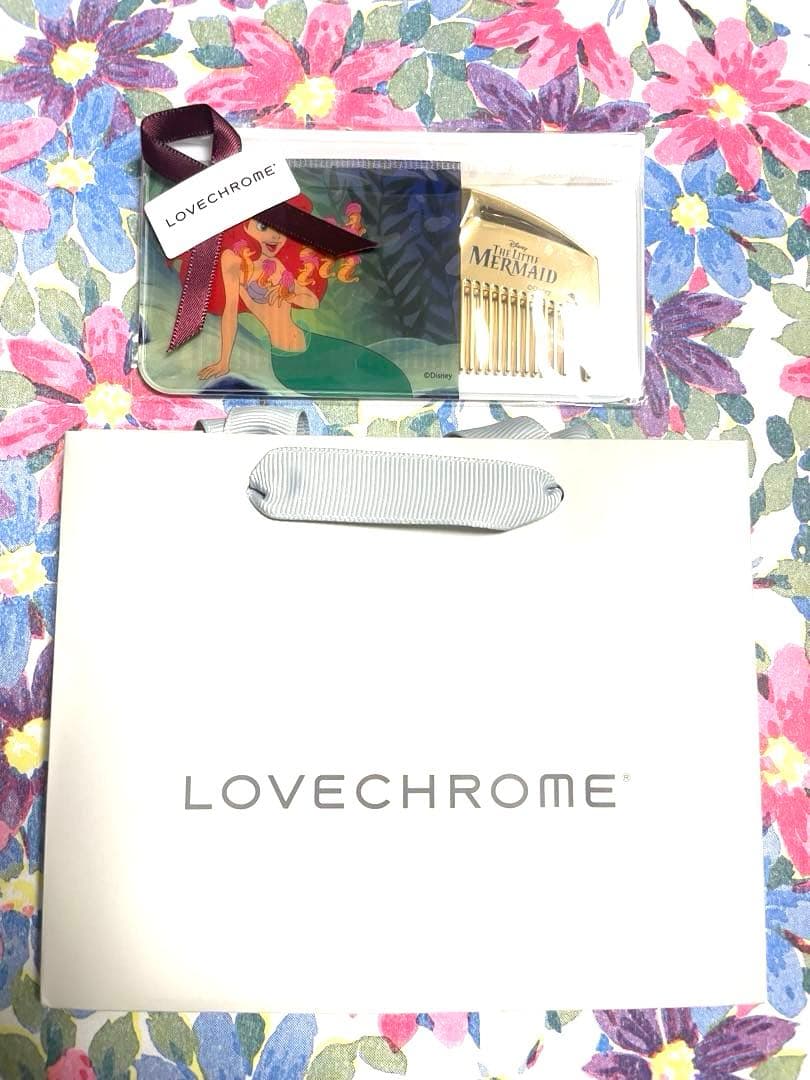 ★新品★ラブクロム ディズニー アリエルK24GPツキ ゴールド コーム