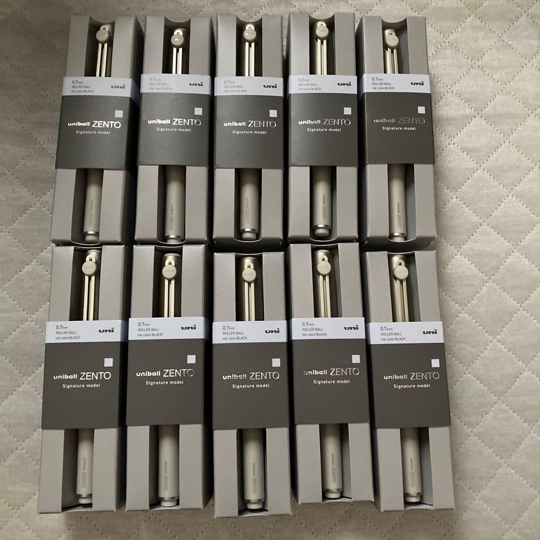 ユニボールゼント シグニチャーモデル ZENTO シャンパンゴールド 10本