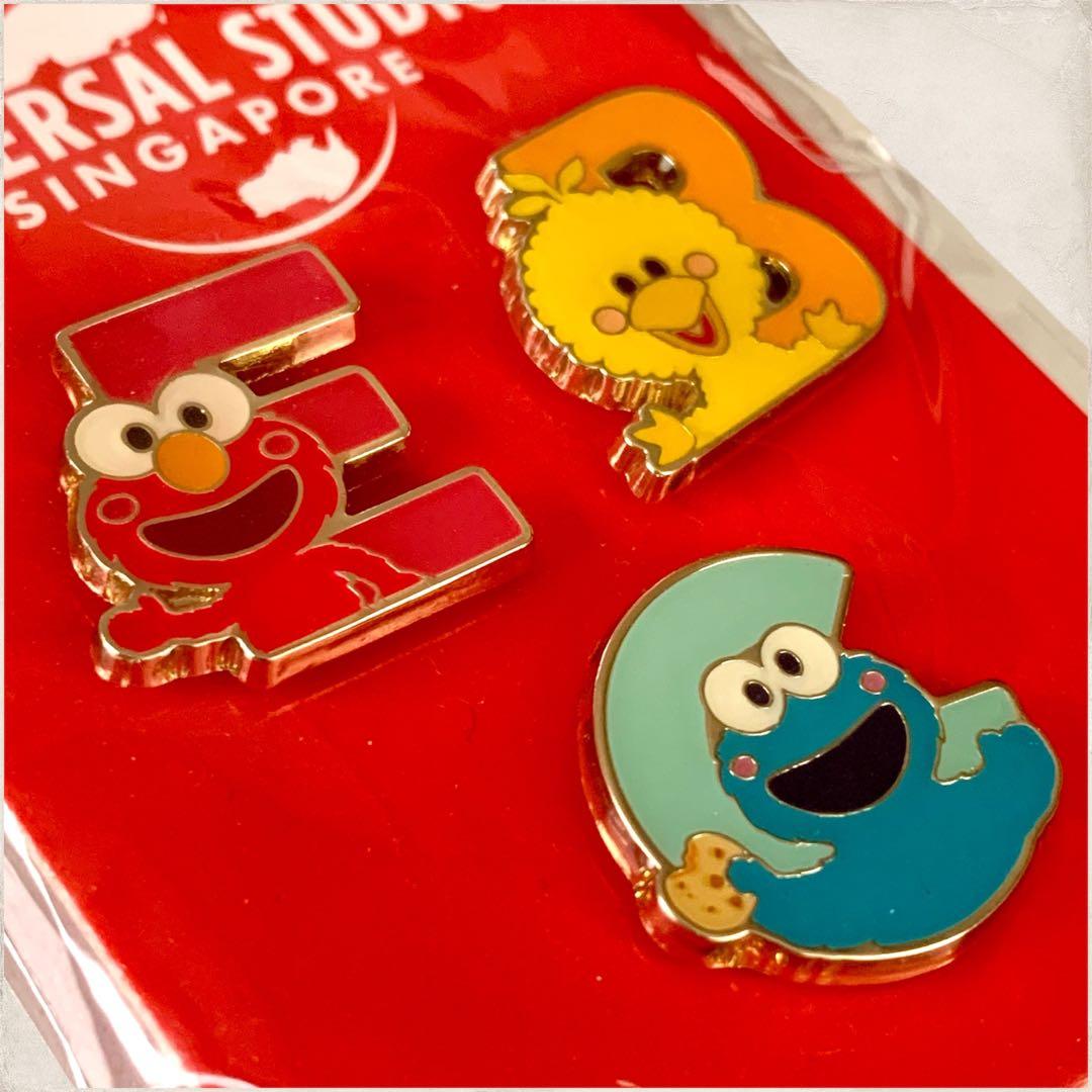 ☆USS セサミストリート ピンバッジ☆ユニバーサルスタジオ