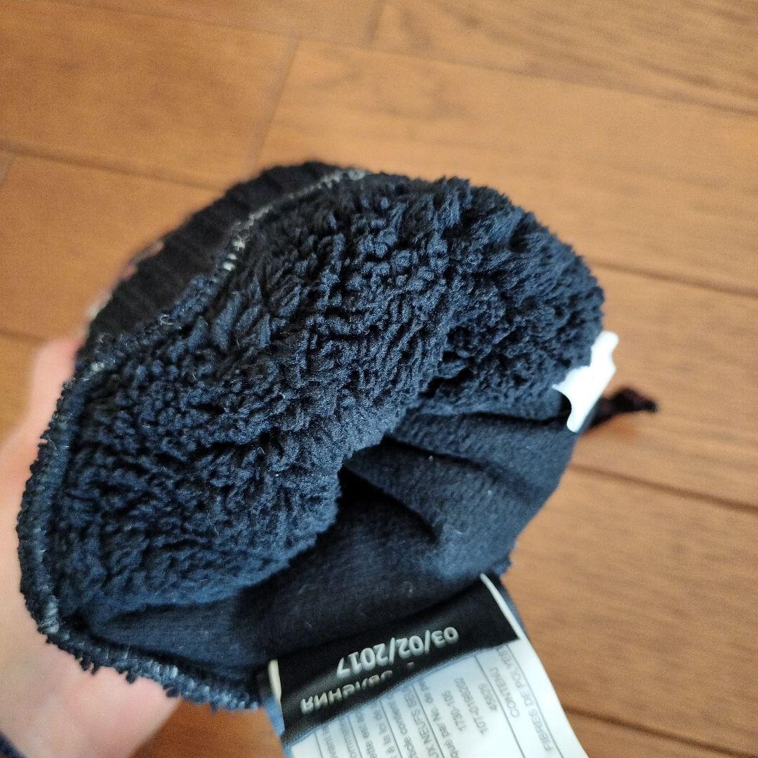 Burton バートン 本革 レザー ミトングローブ 手袋 黒 M