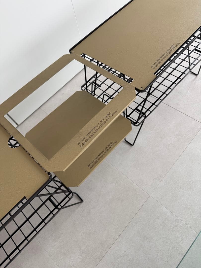 「CAMP GEEKS」によるフィールドラック用の天板（テーブルトップ）