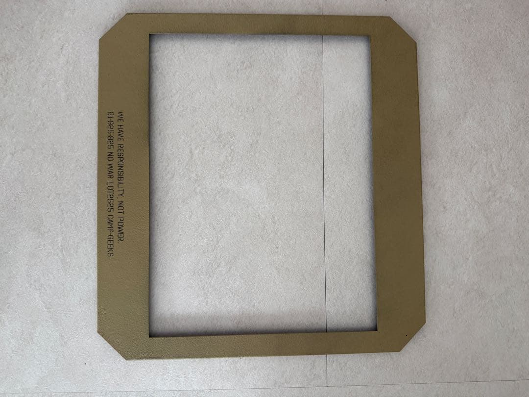 「CAMP GEEKS」によるフィールドラック用の天板（テーブルトップ）