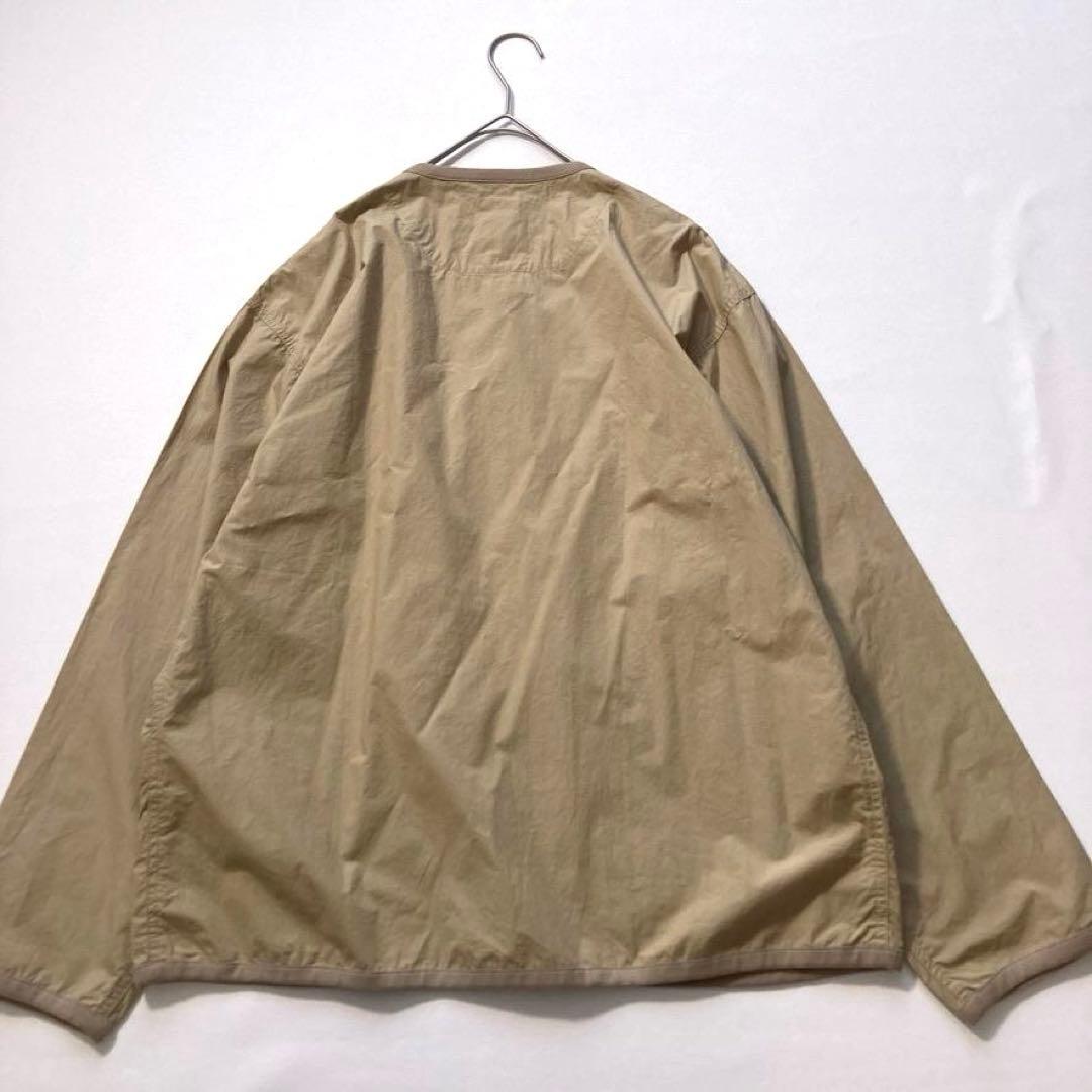 希少XL相当/極美品】DANTON シャツカーディガン 薄手 ベージュ 42