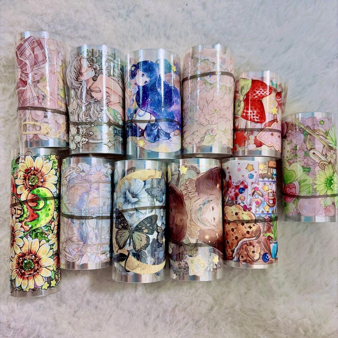 海外マステ 切り売り 11ループセット売り - メルカリ