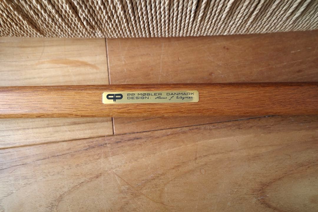 美品・希少【ウェグナー pp201】オーク オイルフィニッシュ / yチェア