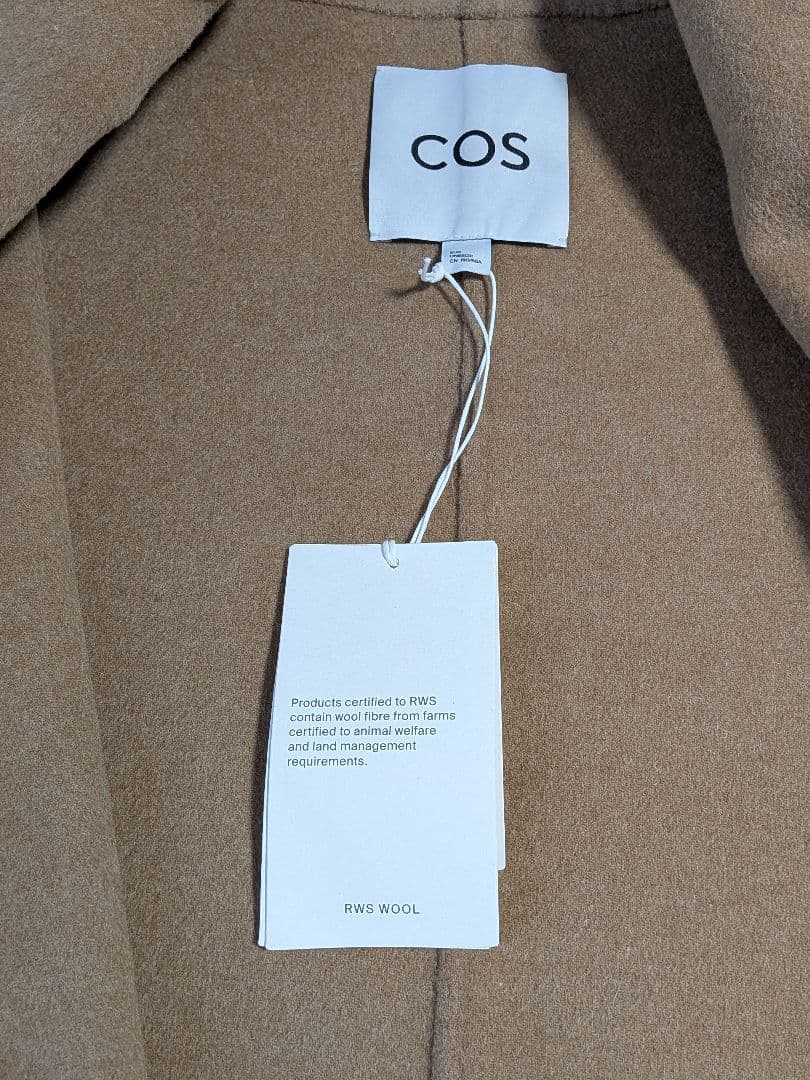 新品タグ付き未使用品　★cos ダブルフェイスウールスカーフケープ　ポンチョ