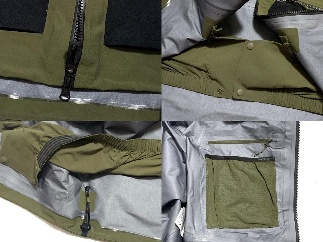 新品 サロモン QST GORE-TEX PRO ジャケット スノー US:M