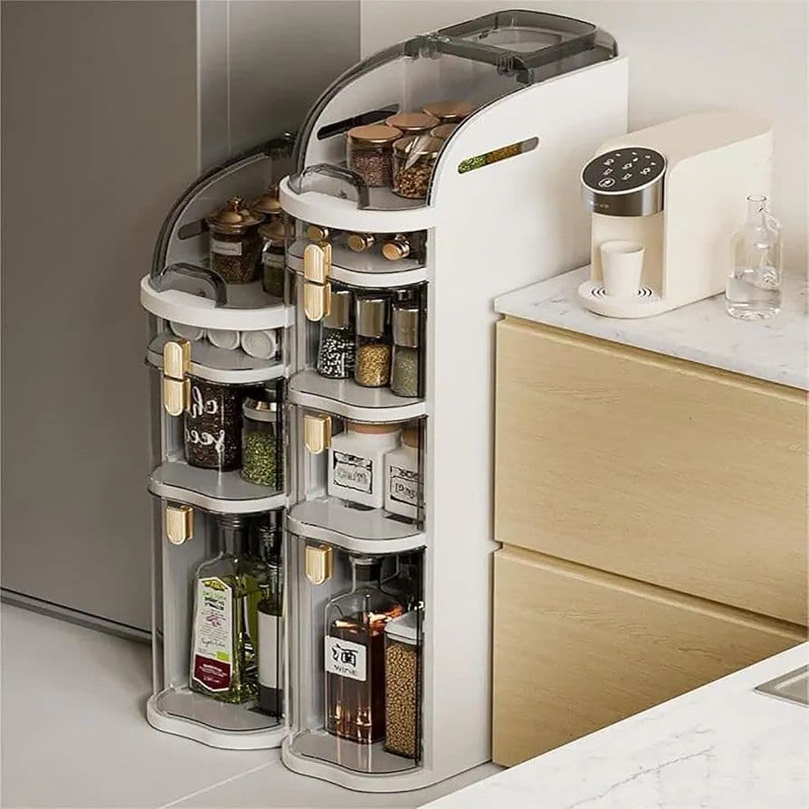 バスルーム キャビネット 5段 収納 引き出し 棚 スリム