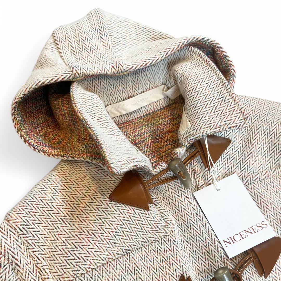NICENESS PIERRE herringbone duffle coat - メルカリ
