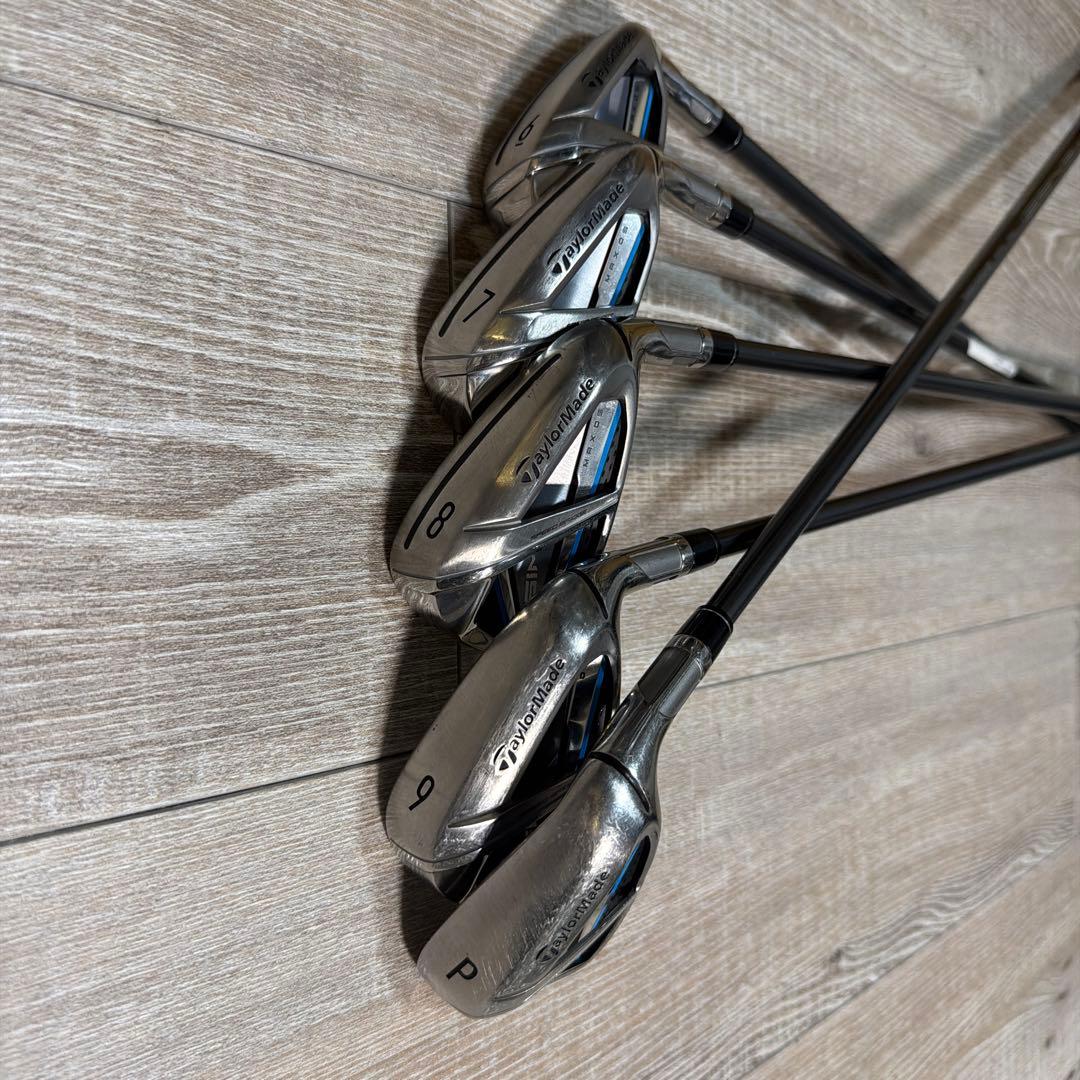 テーラーメイド　SIM MAX OSアイアン5本セット、カーボンシャフト、S